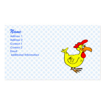 Pollo de Chappo Plantilla De Tarjeta De Visita