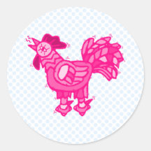 Pollo de Chelsie Pegatinas