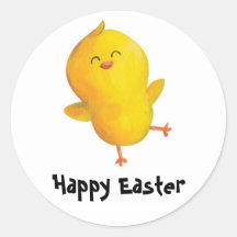 Pollo lindo de Pascua Etiqueta