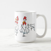 Pollos del baile taza
