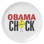 Polluelo 2012 de Obama Plato Para Fiesta