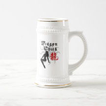 Polluelo chino del dragón del zodiaco tazas