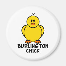 Polluelo de Burlington Vermont Imanes