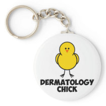 Polluelo de la dermatología llaveros