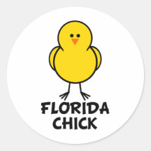 Polluelo de la Florida Etiqueta