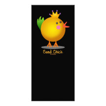 Polluelo de la gota - oro diseño de tarjeta publicitaria