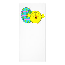 Polluelo de la primavera diseños de tarjetas publicitarias