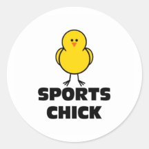 Polluelo de los deportes etiqueta