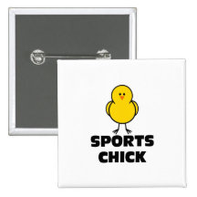 Polluelo de los deportes pin