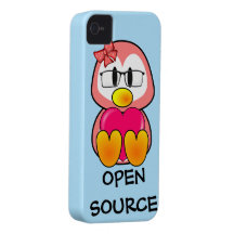 Polluelo de Open Source (mujeres en tecnología de  Case-Mate iPhone 4 Funda