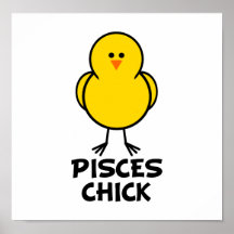 Polluelo de Piscis Posters