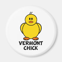 Polluelo de Vermont Imán Para Frigorifico