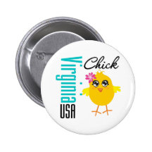 Polluelo de Virginia los E.E.U.U. Pins