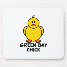 Polluelo de Wisconsin del Green Bay Tapetes De Ratones