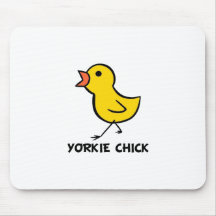 Polluelo de Yorkie Alfombrilla De Ratones