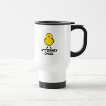 Polluelo del abogado taza de café