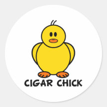 Polluelo del cigarro etiqueta