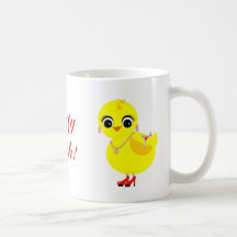 ¡Polluelo del fiesta! Taza De Café