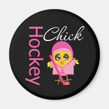 Polluelo del hockey iman de nevera