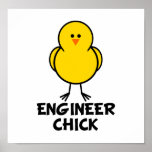 Polluelo del ingeniero posters
