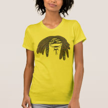 polluelo del punk del HIPPI Camisetas