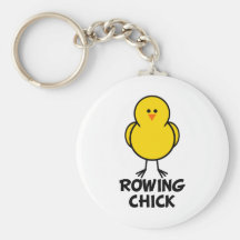 Polluelo del Rowing Llavero