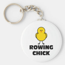 Polluelo del Rowing Llaveros