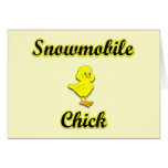Polluelo del Snowmobile Tarjeta