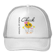 Polluelo del técnico de laboratorio médico gorros bordados