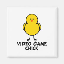 Polluelo del videojuego imán de frigorifico