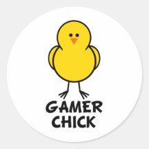 Polluelo del videojugador pegatinas  