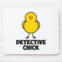 Polluelo detective alfombrillas de raton 