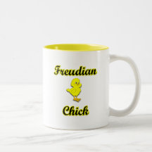 Polluelo freudiano tazas de café