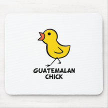 Polluelo guatemalteco tapete de raton