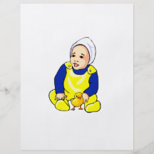 polluelo humano sleeves.png azul del bebé flyer a todo color