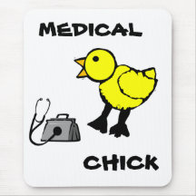 Polluelo médico Mousepad Tapetes De Ratones