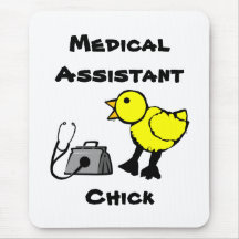 Polluelo Mousepad del auxiliar médico Alfombrilla De Ratones