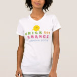 Polluelo para el cambio camisetas
