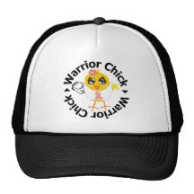 Polluelo uterino del guerrero del cáncer gorros bordados
