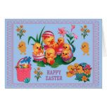 Polluelos de Pascua Tarjeta