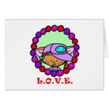 Polly/ L.O.V.E. Wenskaart