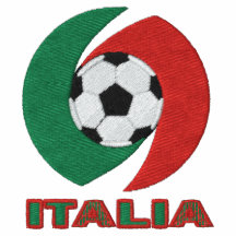 Polo bordado azzuri de Italia