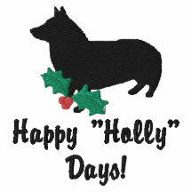 Polo bordado Vallhund del sueco del acebo