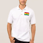Polo del golf de la bandera de Ghana