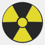 Polvillo radiactivo etiqueta