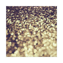 Polvo de oro impresión en lienzo estirada