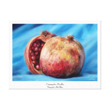 Pommegranate en la pintura clásica de la comida de lienzo envuelto para galerias
