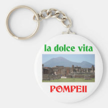 Pompeya Italia Llavero Personalizado