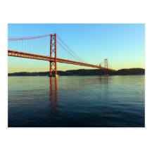 Ponte 25 de Abril, LIsboa, Portugal Cartão Postal