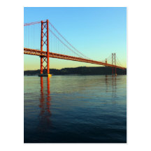 Ponte 25 de Abril, LIsboa, Portugal Cartões Postais